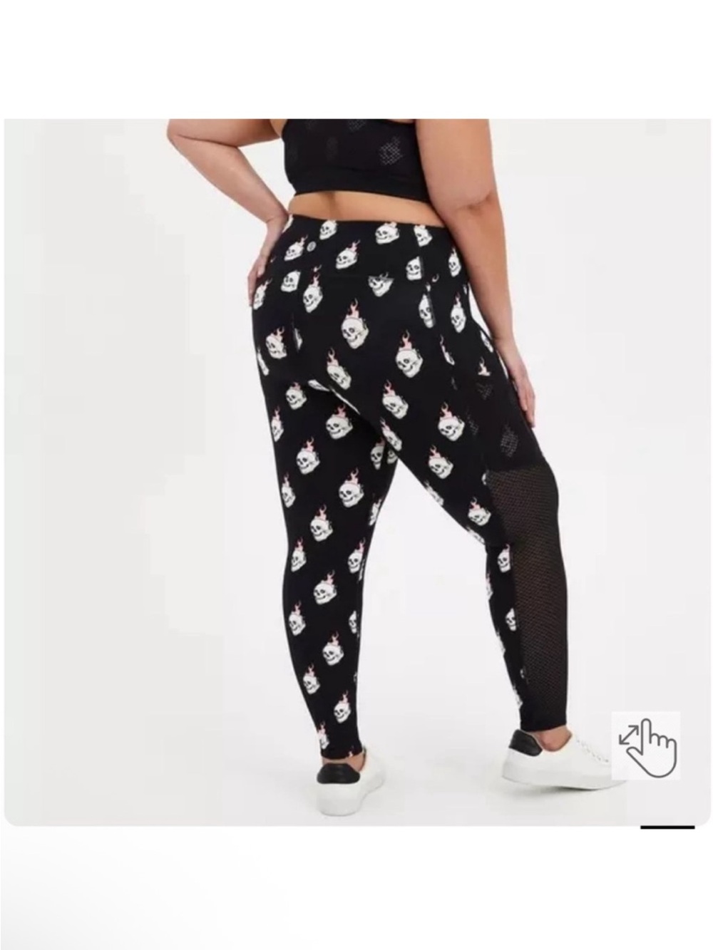 Torrid Wicking Active Flaming Skill Leggings. Size 0 (12). - Picture 2 of 8